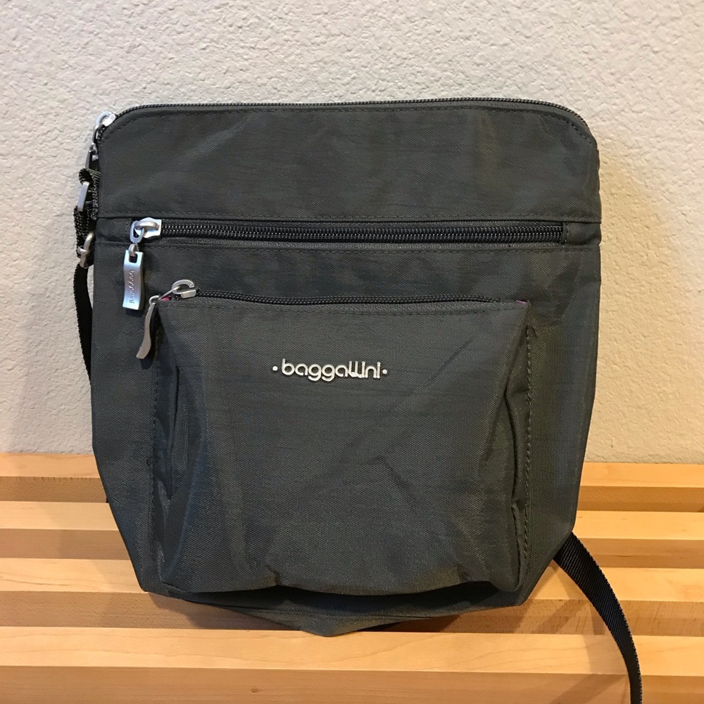 Baggallini Charcoal Crossbody Bag